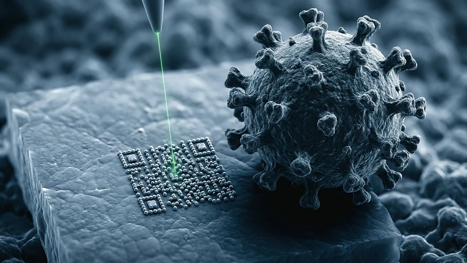 Dünyanın en küçük QR kodu üretildi: Tek tek gümüş atomlarıyla hazırlanan kod virüsten küçük | Teknoloji Haberleri
