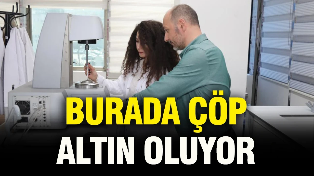 Burada çöp altın oluyor