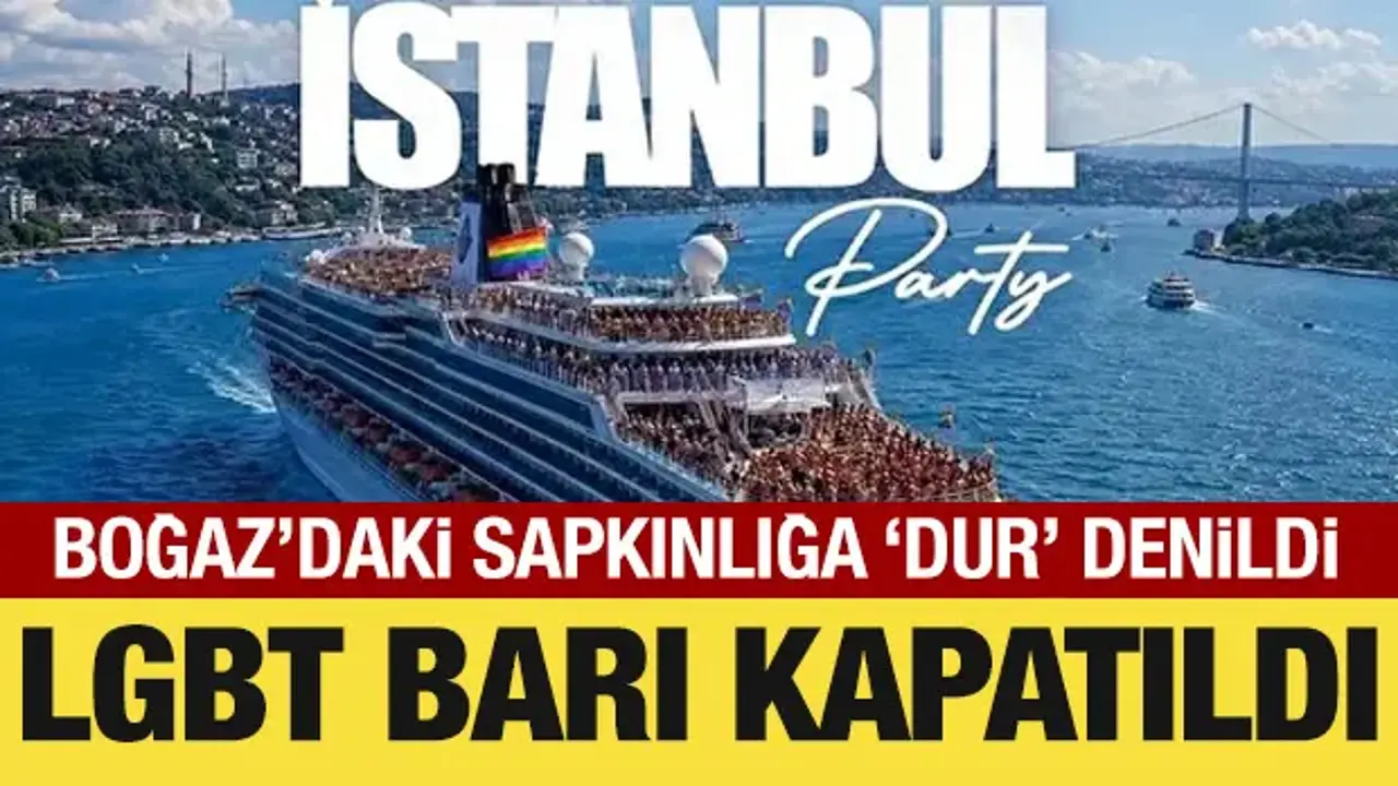İstanbul'da eşcinseller için parti düzenleyeceğini açıklayan bar kapatıldı