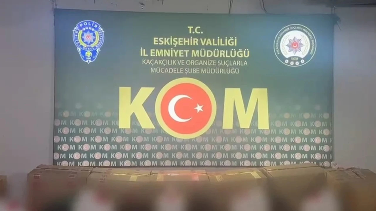 Eskişehir’de kaçak alkol operasyonu: 1 tutuklama