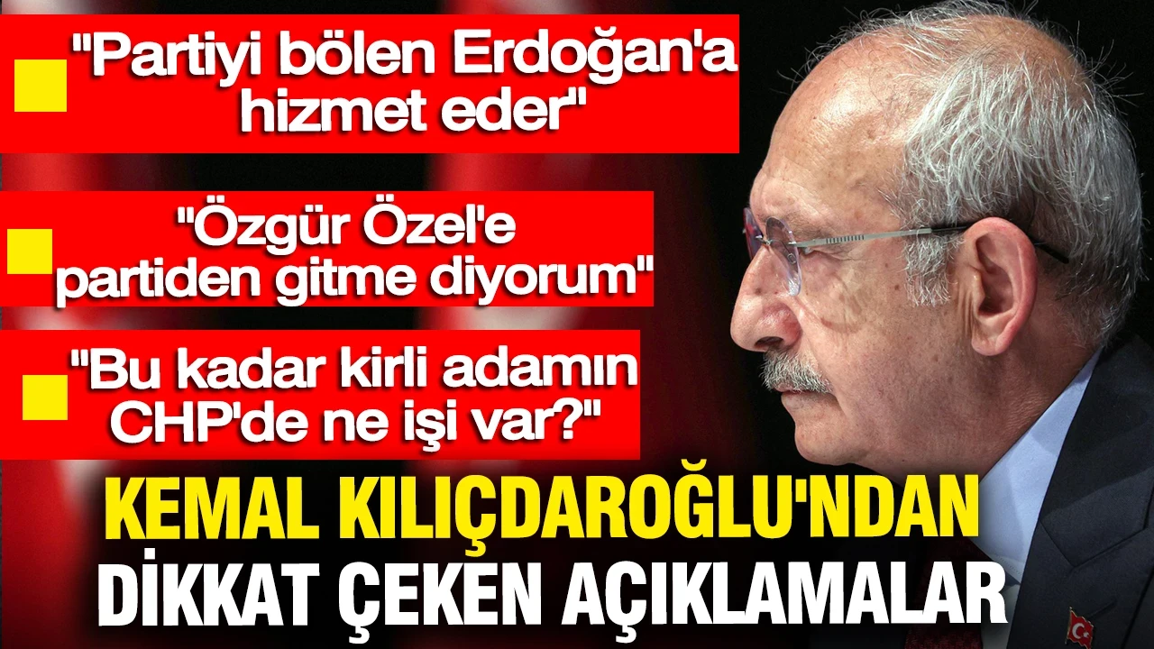 Kemal Kılıçdaroğlu'ndan Özgür Özel'e çok konuşulacak çağrı: Partiden gitme