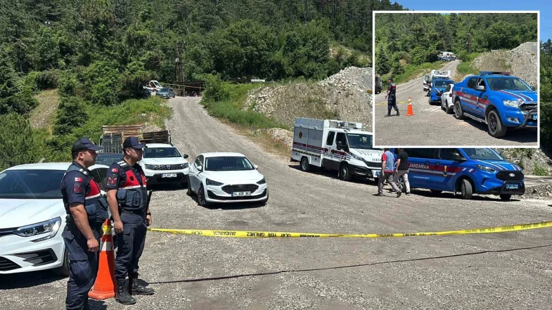 Bolu'da maden ocağında göçük: 1 işçi toprak altında kaldı