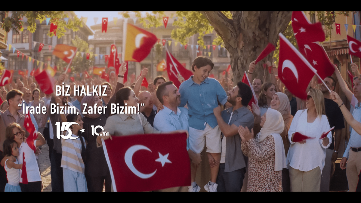 Halkbank'tan 15 Temmuz'a Özel Reklam Filmi: "İrade Bizim, Zafer Bizim"