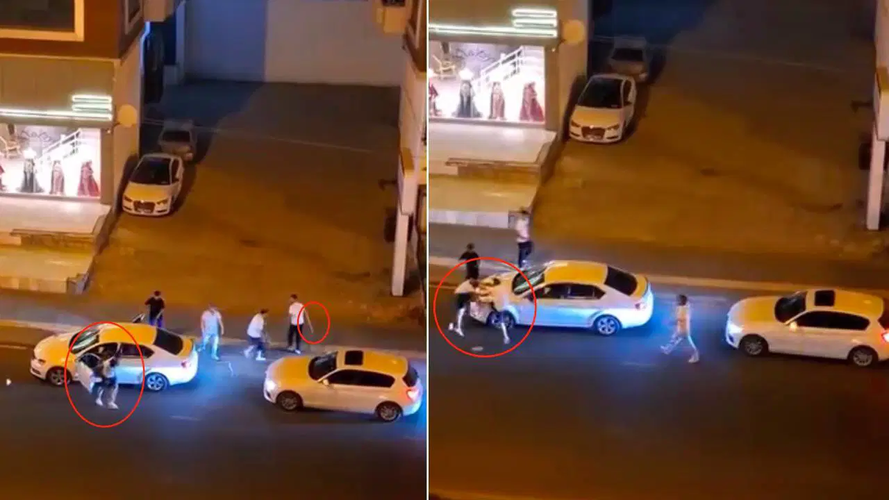 O anlar kaydedildi: Diyarbakır'da yumruklu ve sopalı kavga