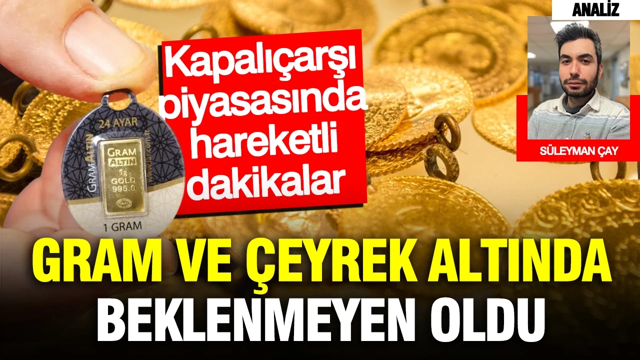 Altın fiyatları bugün ne kadar? Gram altın çeyrek altında rakam değişti