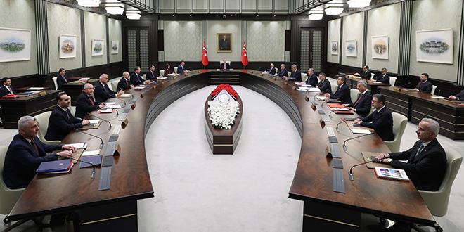 Cumhurbaşkanlığı Kabine toplantısı sona erdi