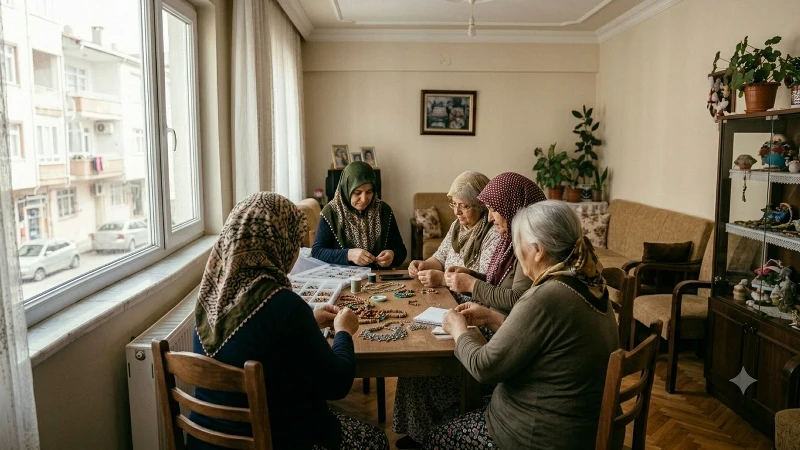 Boncukçu kadınlara havale tuzağı