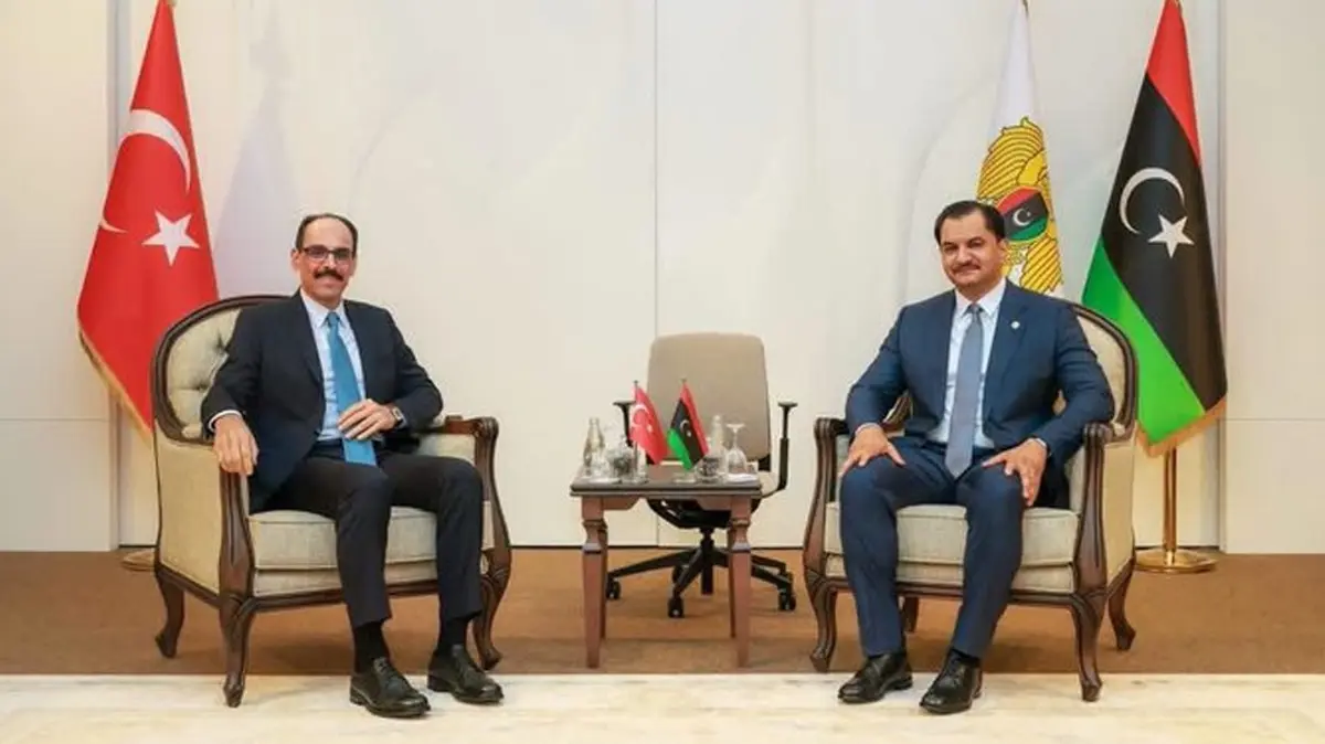 MİT Başkanı Kalın, Libya Ulusal Ordusu Genel Komutan Yardımcısı Hafter ile Libya'da görüştü
