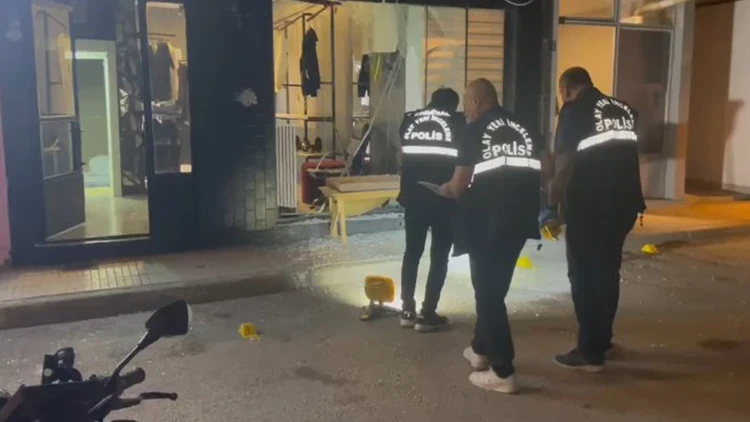 Çorum'da gece saatlerinde iş yeri kurşunladı