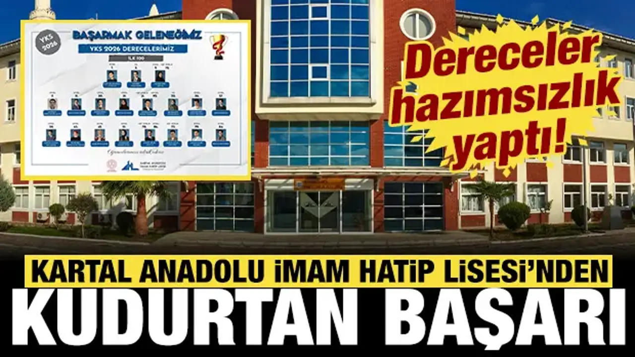 Kudurtan başarı: Kartal AİHL YKS'ye damga vurunca çılgına döndüler!
