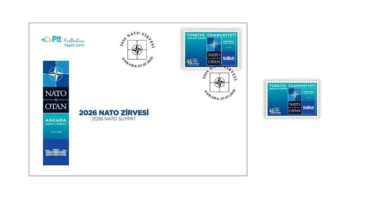 PTT tarafından '2026 NATO Zirvesi' konulu anma pulu ve ilk gün zarfı tedavüle sunuldu