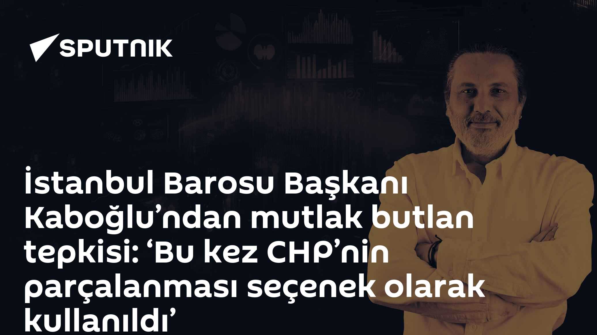 İstanbul Barosu Başkanı Kaboğlu’ndan mutlak butlan tepkisi: ‘Bu kez CHP’nin parçalanması seçenek olarak kullanıldı’