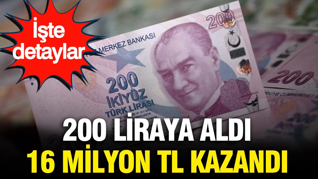 200 liraya aldı 16 milyon TL kazandı: 10'uncu seferde hayatı değişti
