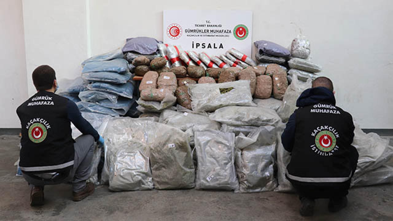 İpsala'da uyuştucu operasyonu! 4,3 ton uyuşturucu ele geçirildi