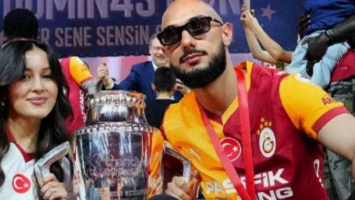 Önce Londra şimdi Türkiye! Galatasaraylı Ahmet Kutucu ve Asena Atalar düğün yaptı! İşte ilk kareler...