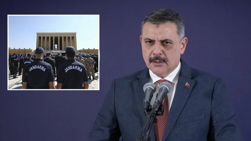 Bakan Çiftçi Jandarma Teşkilatının 187. kuruluş yılını kutladı