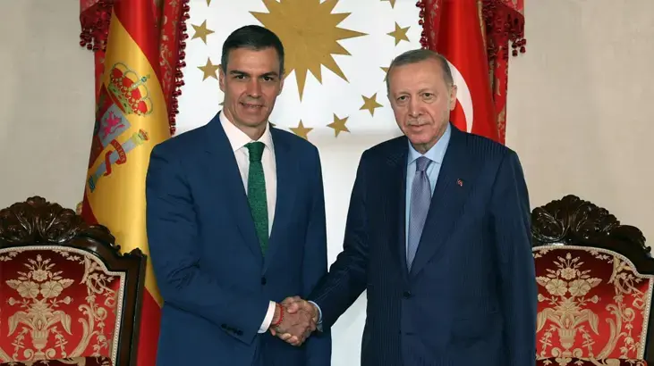 Cumhurbaşkanı Erdoğan, Pedro Sanchez ile görüştü