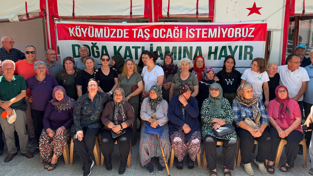 Taş ocağına geçit yok