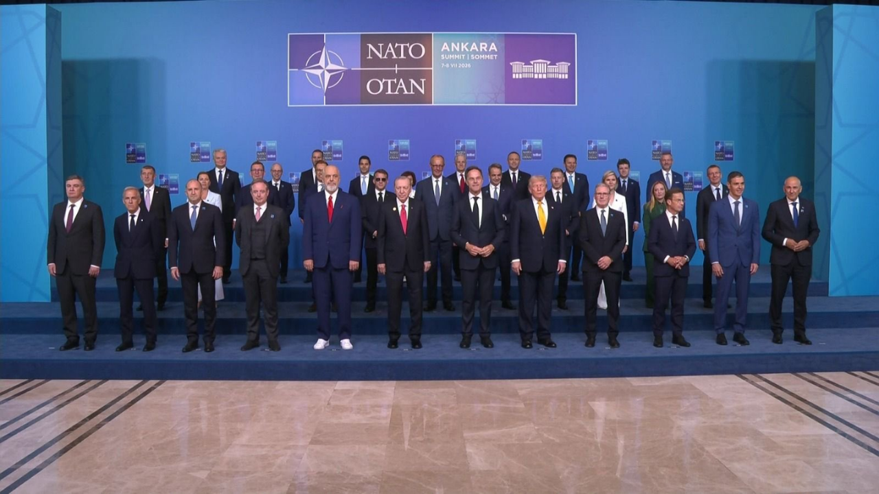 NATO Zirvesi'nde ikinci gün: Cumhurbaşkanı Erdoğan liderleri karşıladı