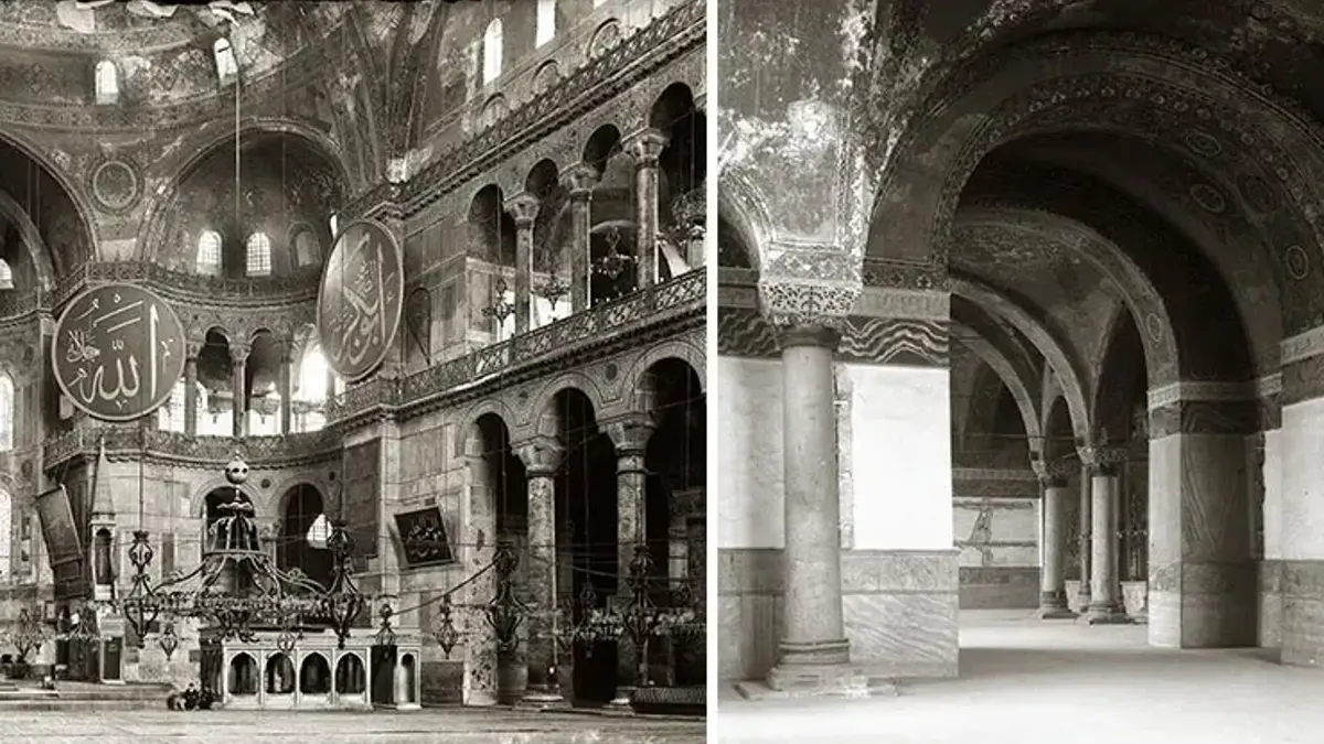 Ayasofya'nın hiç yayımlanmayan fotoğrafları! Fethin Mührü: Ayasofya-i Kebîr Câmi-i Şerîfi