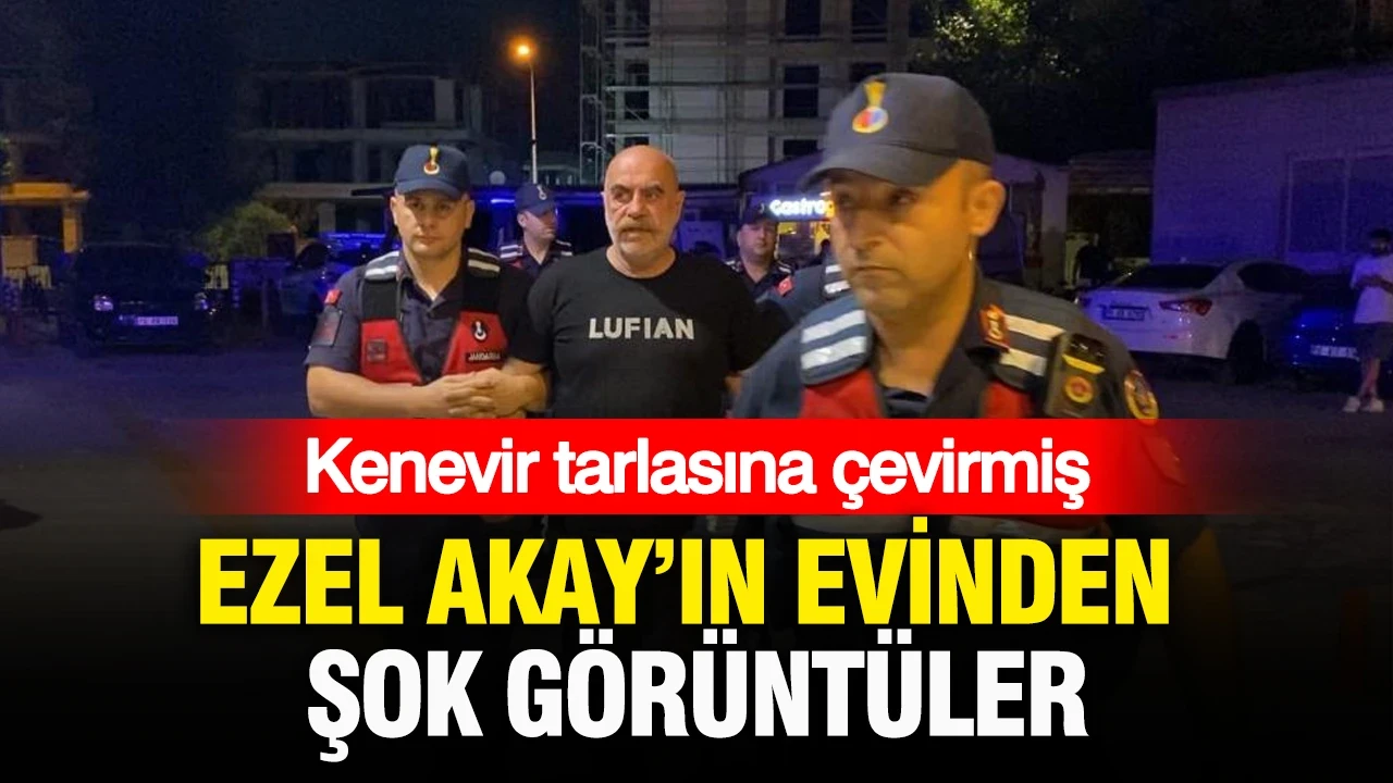 Ezel Akay’ın evinden “pes” dedirten görüntüler: Kenevir tarlasına çevirmiş