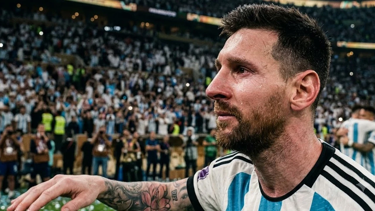 Messi gözyaşlarına hakim olamadı! Finalin ardından duygusal anlar