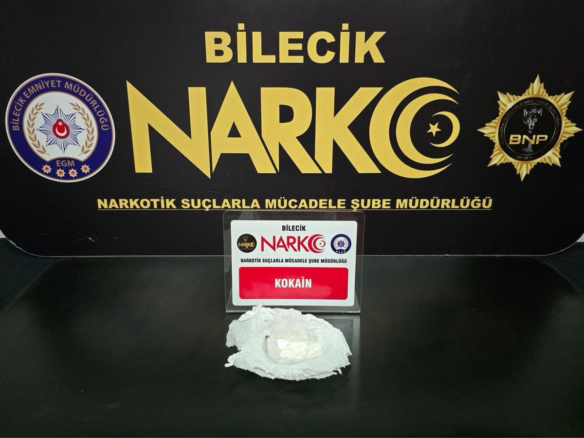 Bilecik’te uyuşturucu operasyonu: 1 gözaltı