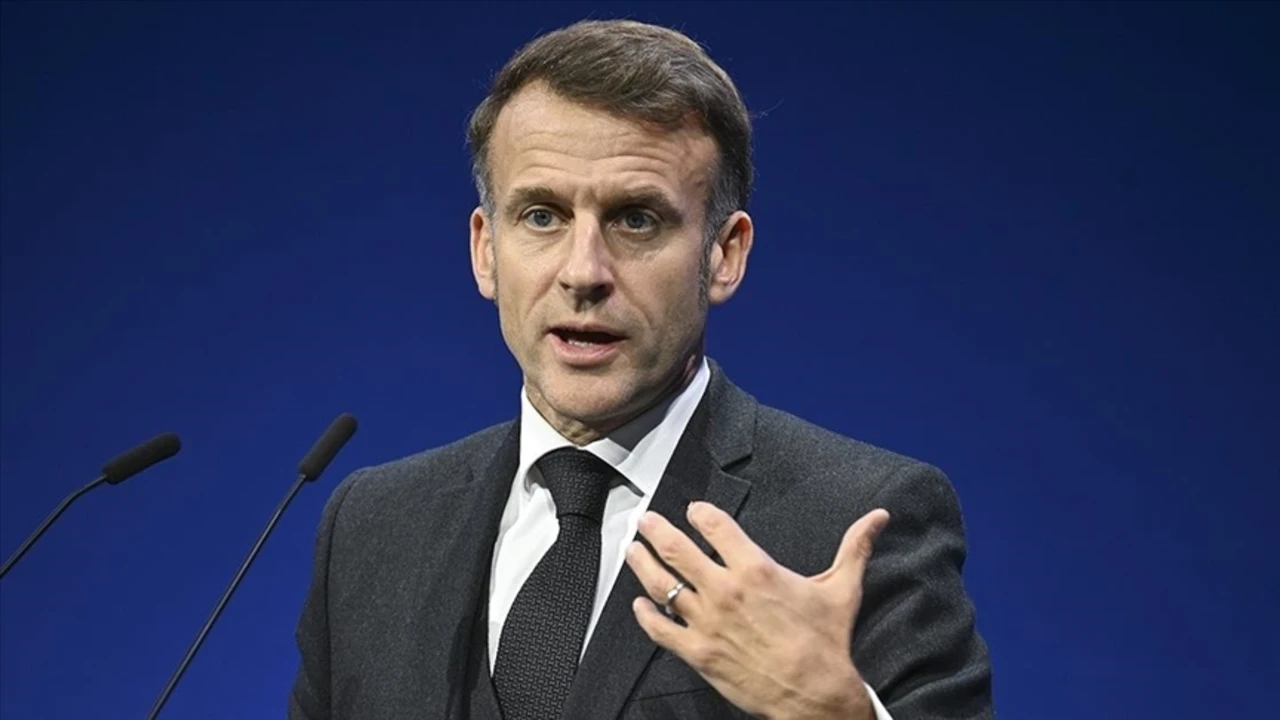 Macron'dan İsrail-Lübnan ateşkesine destek