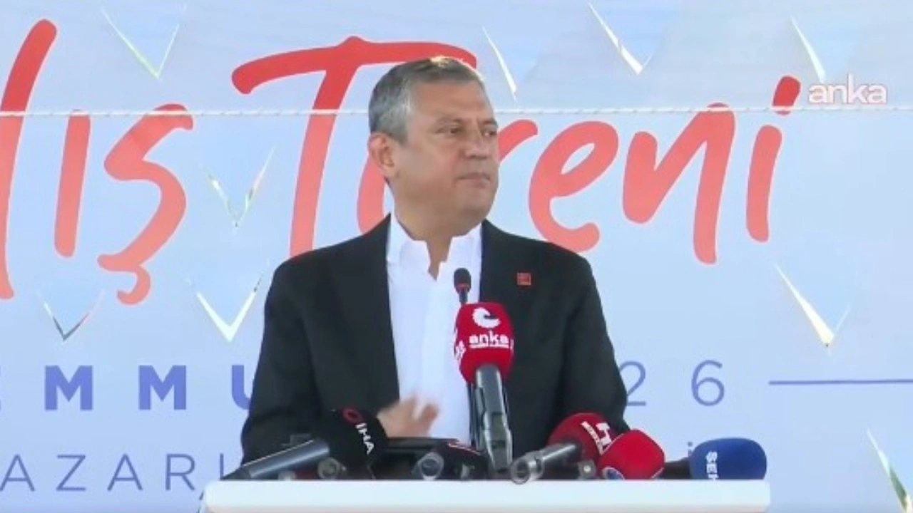 Özgür Özel açılışta konuştu: 'CHP'li belediyeler saldırılara rağmen hizmet üretiyor'