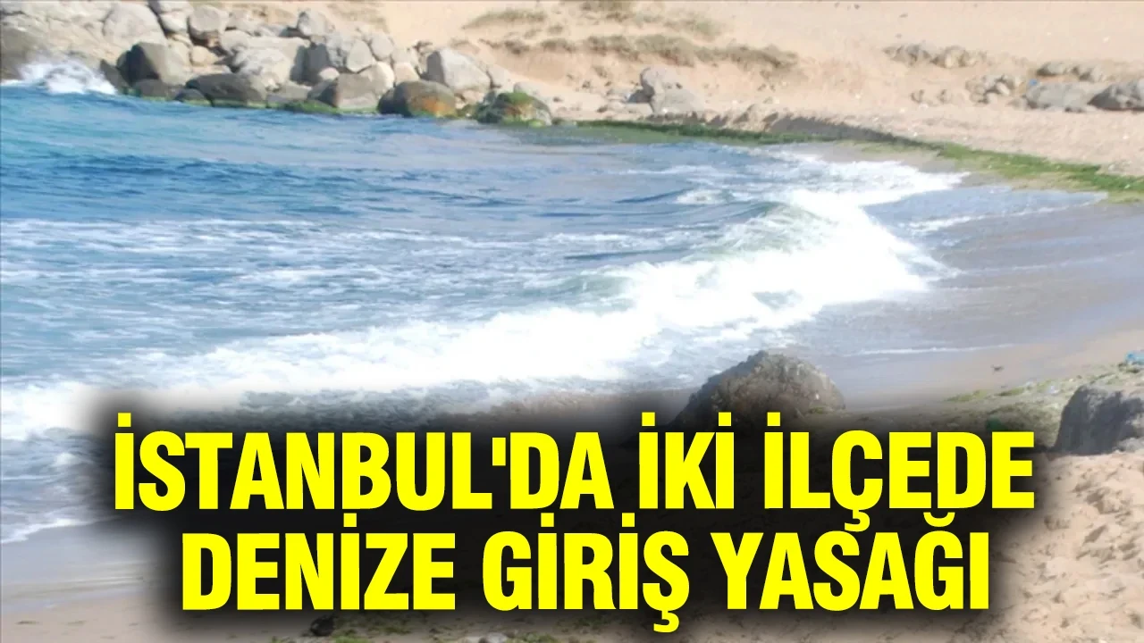 İstanbul'da iki ilçede denize giriş yasağı