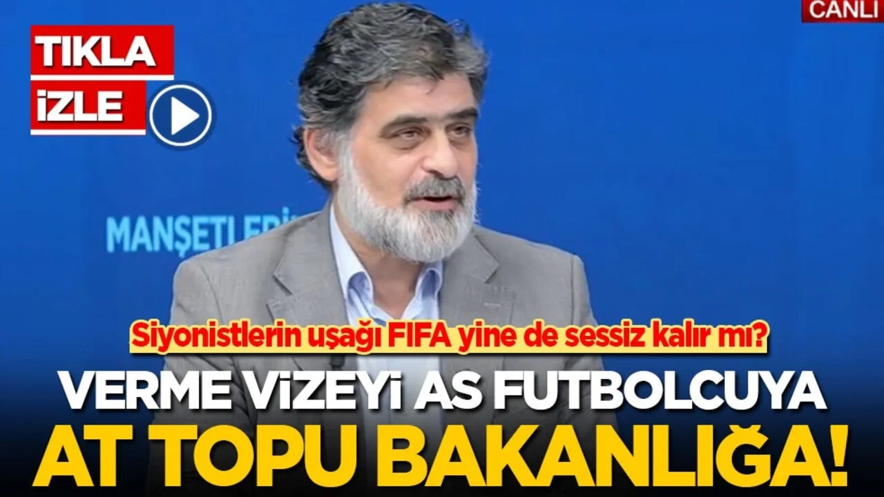 Siyonist uşağı FIFA yine de sessiz kalır mı? Verme vizeyi as futbolcuya, at topu bakanlığa!