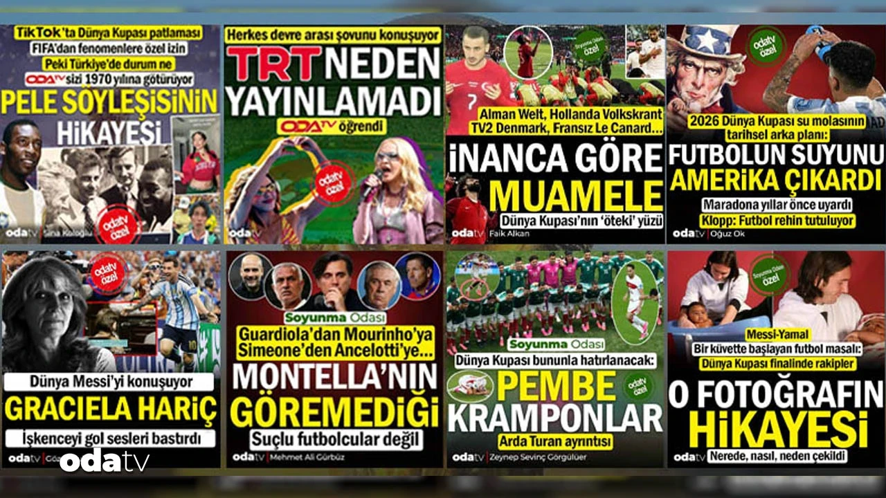 Dünya Kupası'nın en özel haberleri... Futbol ayrıntıda gizlidir