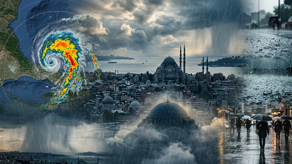 AKOM tarih verdi! İstanbul'u yüksek nem ve sağanak birlikte vuracak | GÜNDEM HABERLERİ