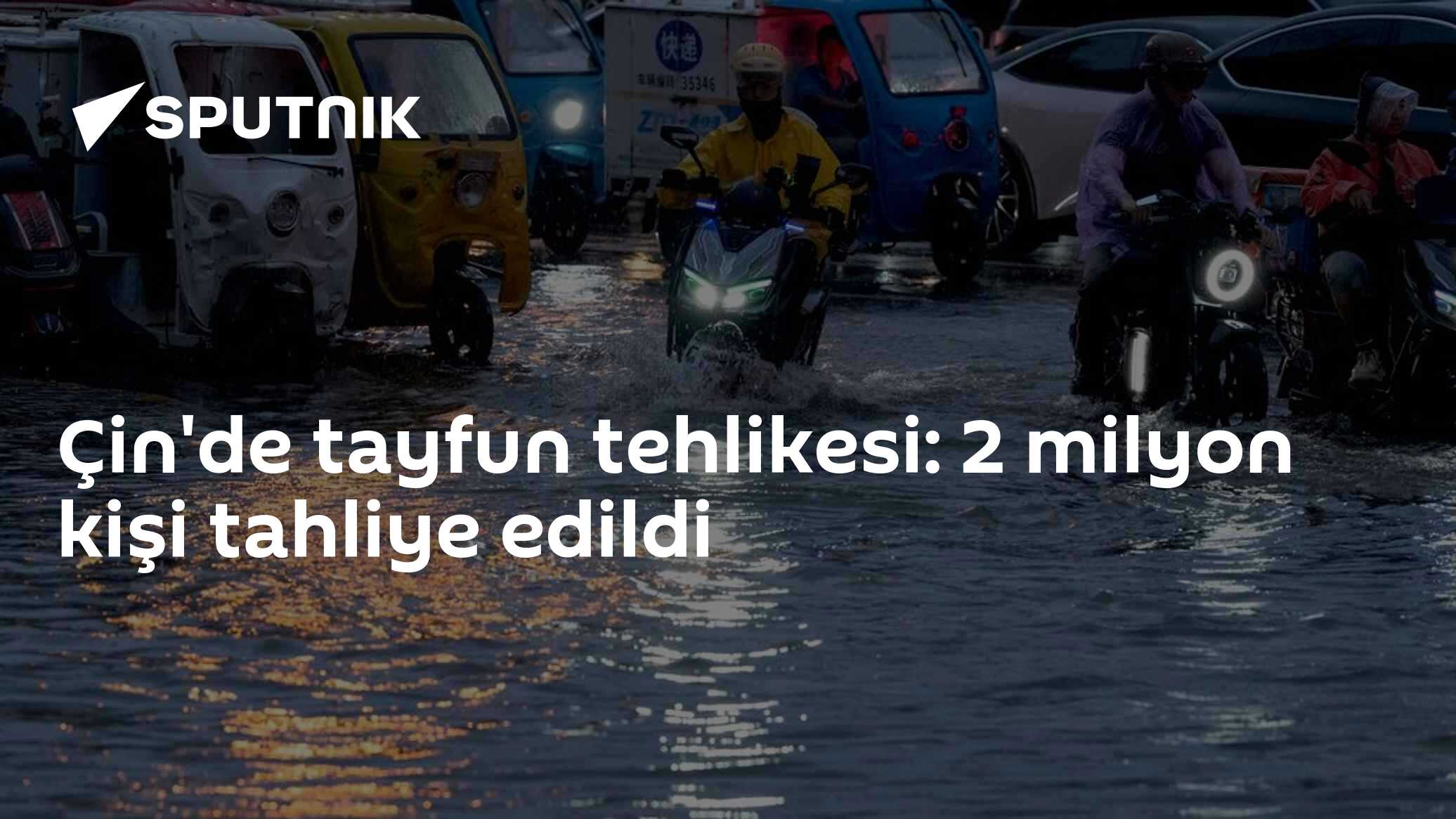 Çin'de tayfun tehlikesi: 2 milyon kişi tahliye edildi