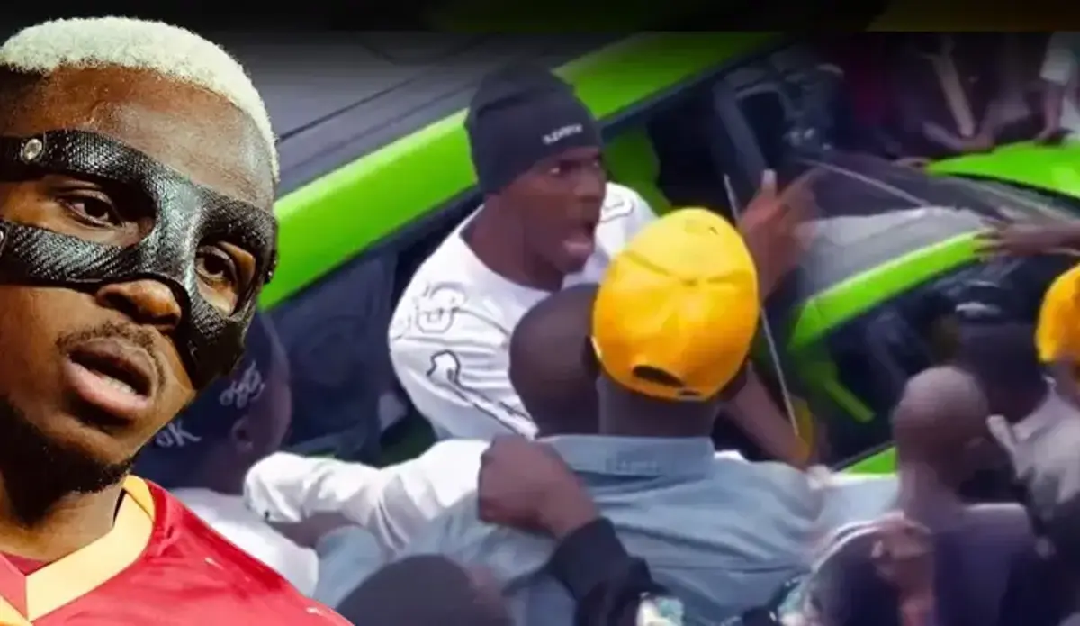 Nijerya'da Victor Osimhen izdihamı! Sinirlerine hakim olamadı, tepki gösterdi