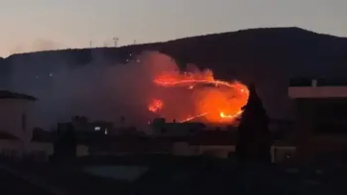 İzmir'de yangın paniği!