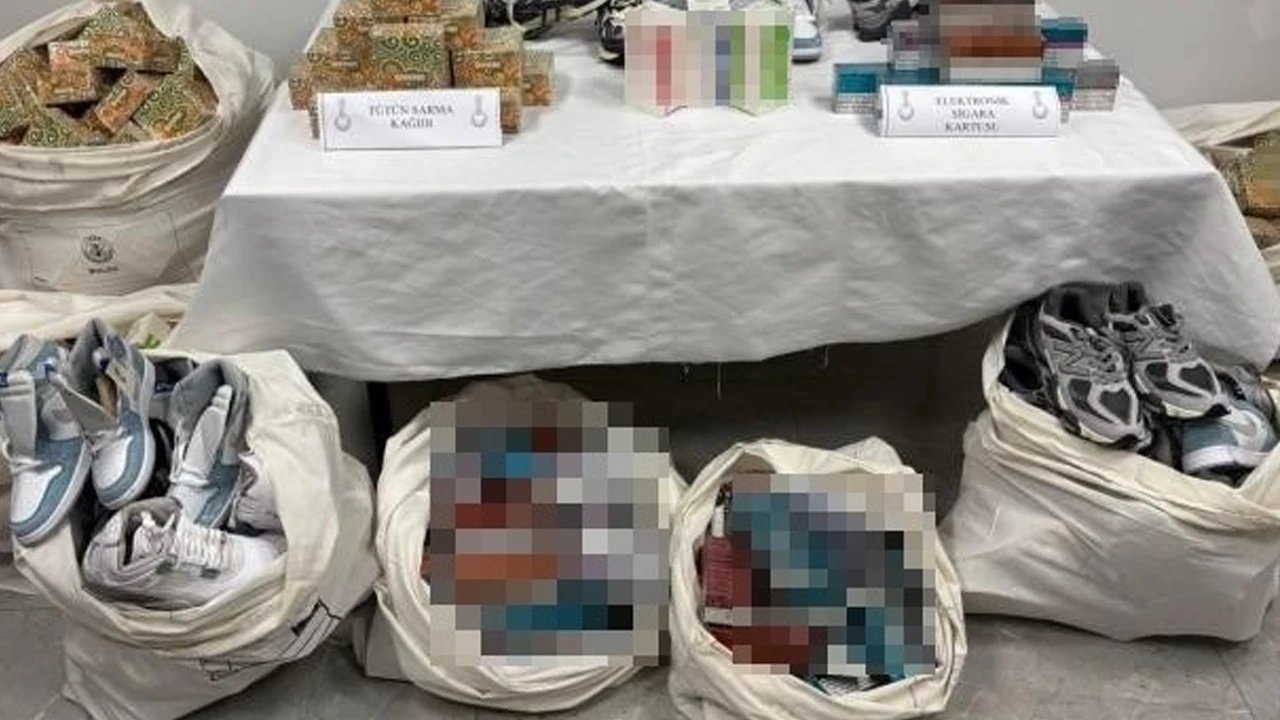 Kargo gönderiminden kaçak ürün çıktı