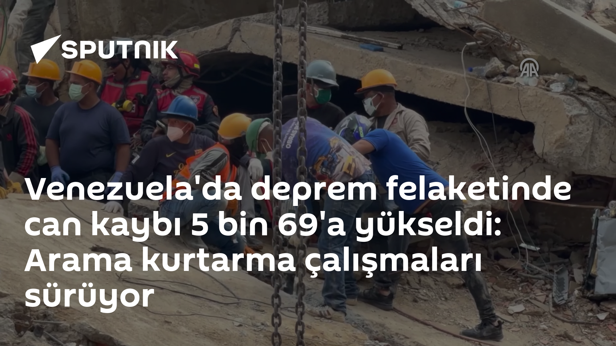 Venezuela'da deprem felaketinde can kaybı 5 bin 69'a yükseldi: Arama kurtarma çalışmaları sürüyor