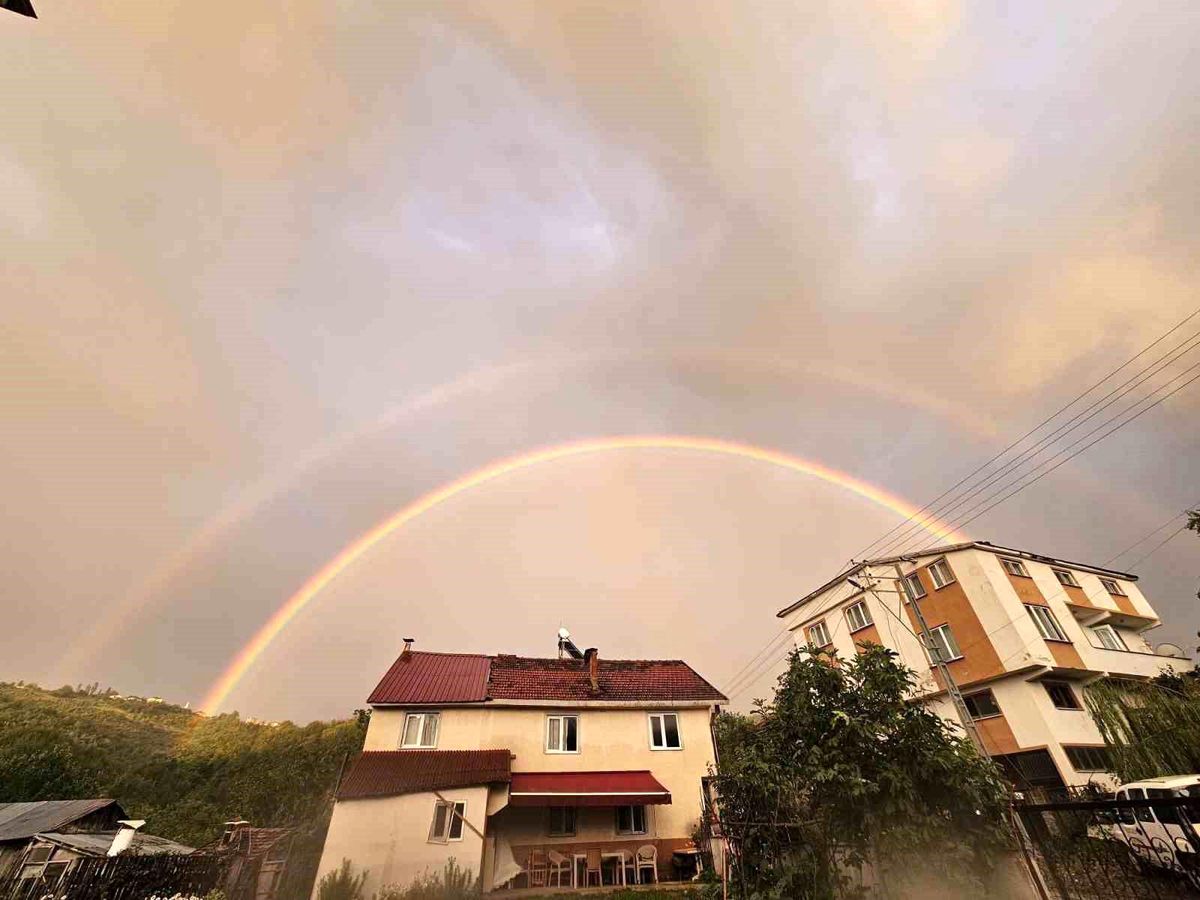 Sinop Türkeli'de gökkuşağı güzelliği