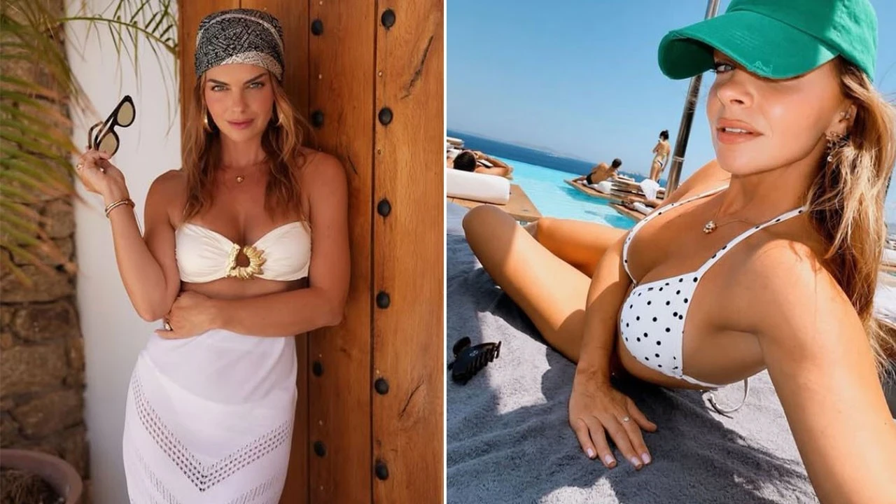 Pelin Karahan'dan cesur tatil paylaşımı: Bikinili pozlarıyla sosyal medyayı salladı