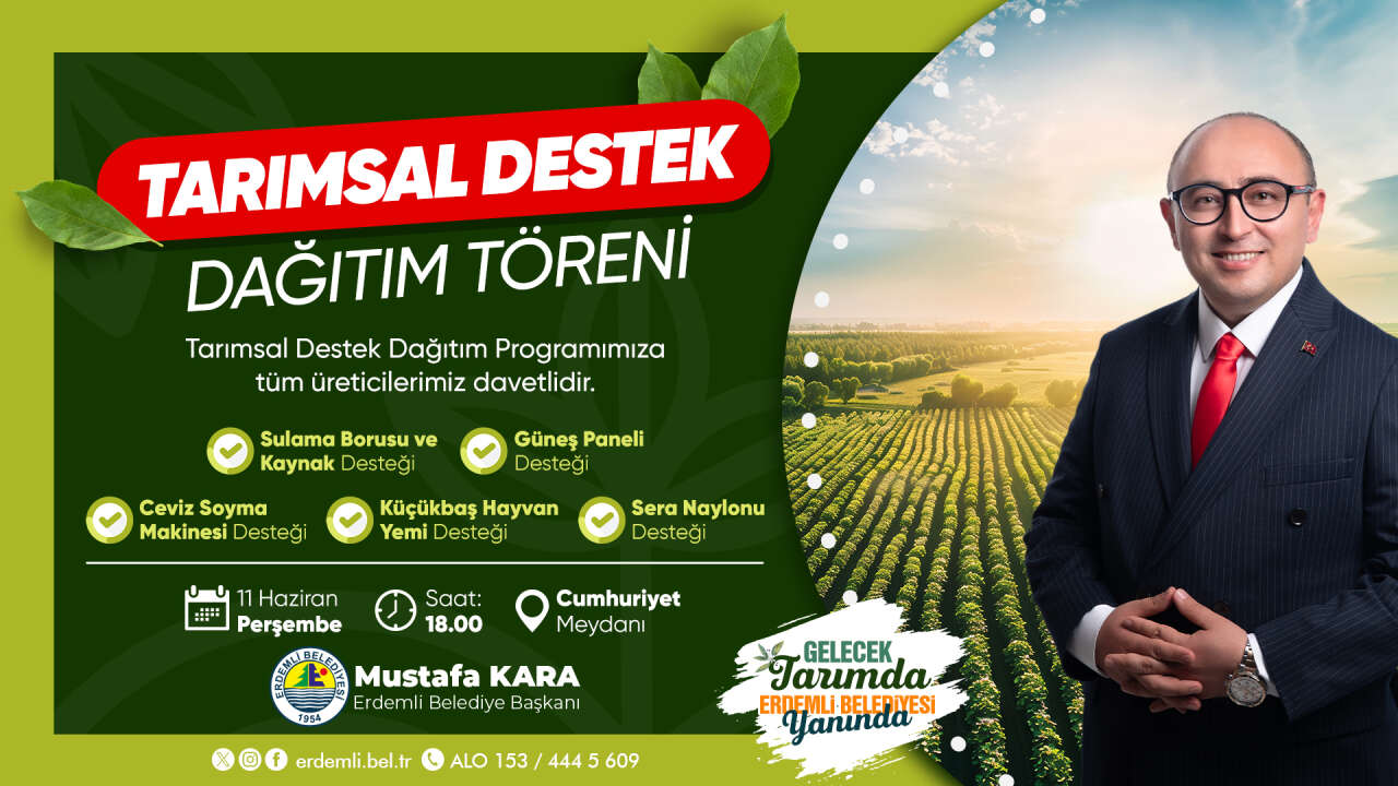 ERDEMLİ BELEDİYE BŞK