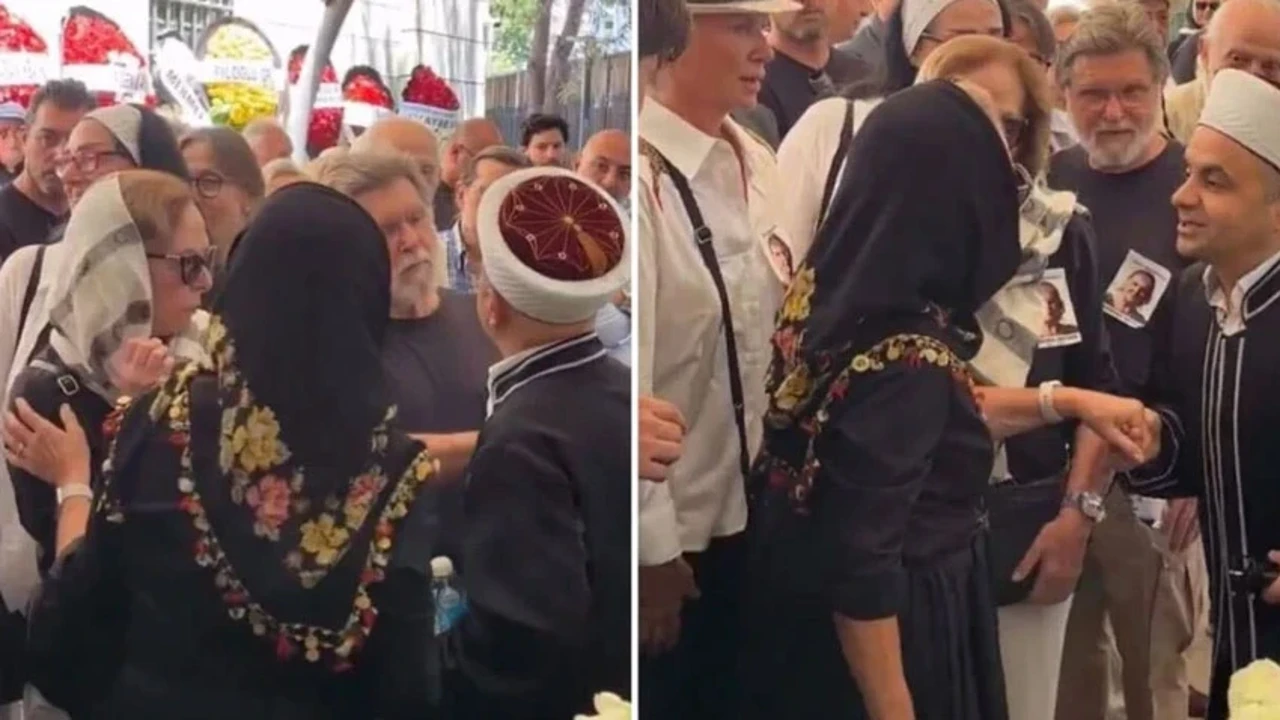Ünlü modacının cenazesinde ortalık karıştı: Saf tutma kavgası!