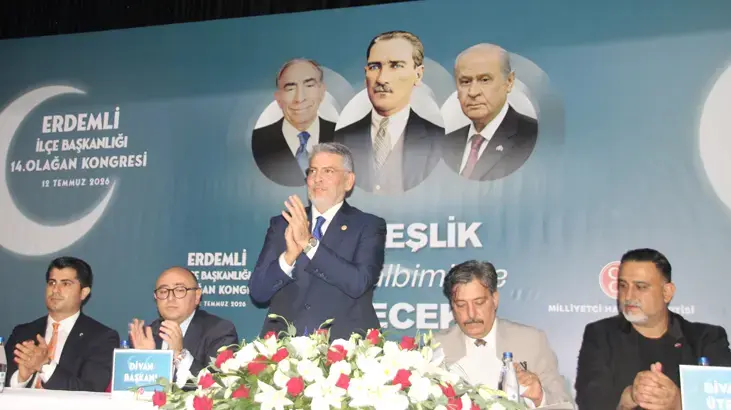 MHP Erdemli İlçe Başkanı yeniden Erol Erdoğan oldu