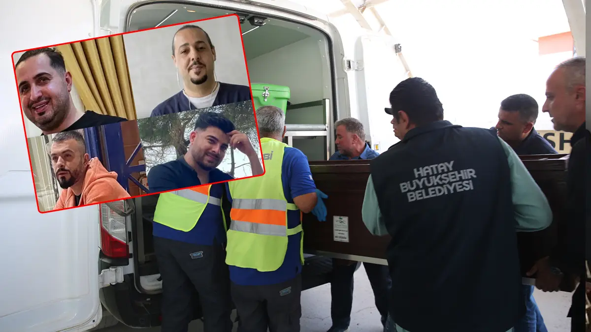 Gurbetten kahreden haber! 4 Türk vatandaşının cenazeleri Hatay'a getirildi