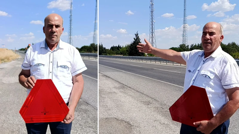 Edirne'de acılı ağabeyden reflektör çağrısı: Kaza noktasında sesini duyurdu