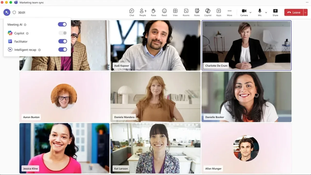 Yapay zeka baskısına Microsoft’tan geri adım: Teams toplantılarına "kapatma" düğmesi geliyor