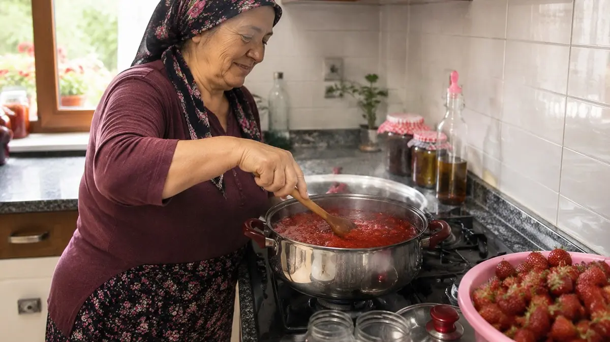 Haziran çileklerini böyle değerlendirin: Babaannelerin çilek reçeli tarifi