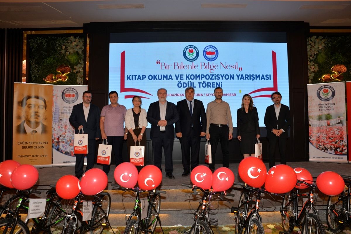 Afyonkarahisar'da "9. Kitap Okuma Yarışması"nın ödül töreni yapıldı