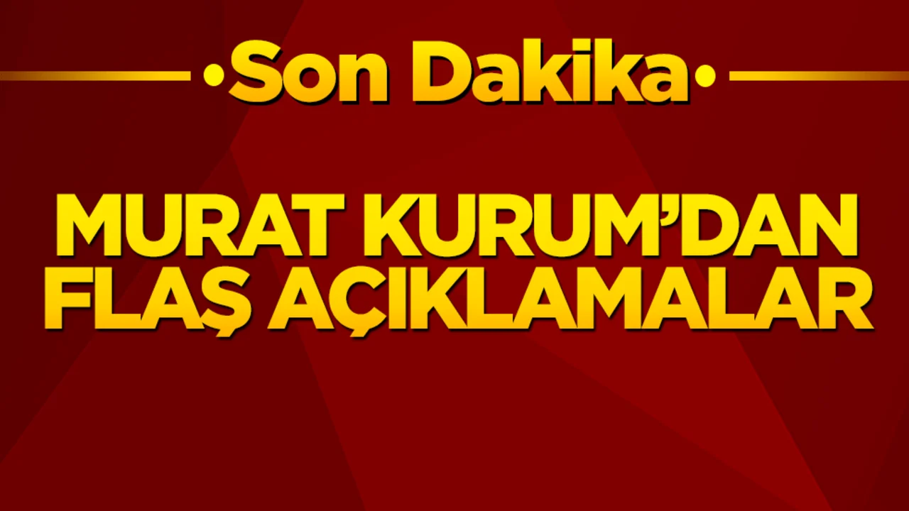 Murat Kurum konuşuyor