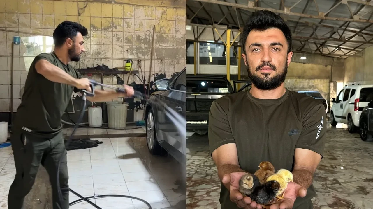 İzlediği belgeselle hayatı değişti! Oto yıkama dükkanı, üretim merkezine döndü